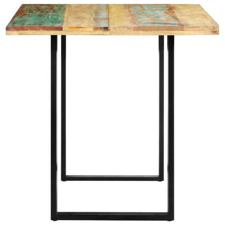 vidaXL Eettafel 140x70x76 cm massief gerecycled hout afbeelding3 - 1