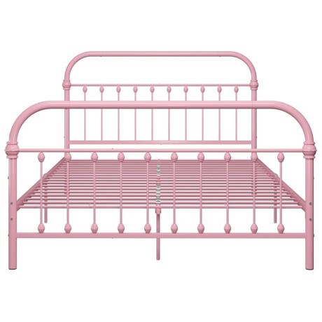 vidaXL Bedframe metaal roze 120x200 cm afbeelding3 - 1