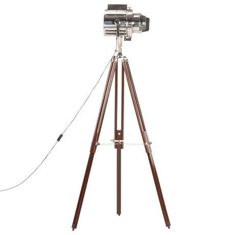 vidaXL Vloerlamp driepoot 180 cm massief mangohout afbeelding3 - 1