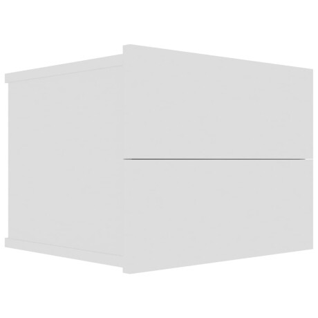 vidaXL Nachtkastjes 2 st 40x30x30 cm bewerkt hout wit afbeelding3 - 1