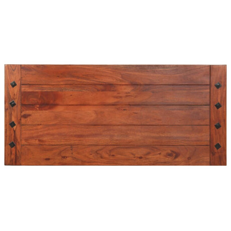 vidaXL Salontafel 110x50x35 cm massief acaciahout afbeelding3 - 1