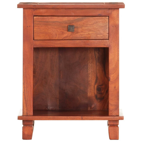 vidaXL Nachtkastje 40x30x50 cm massief acaciahout afbeelding3 - 1