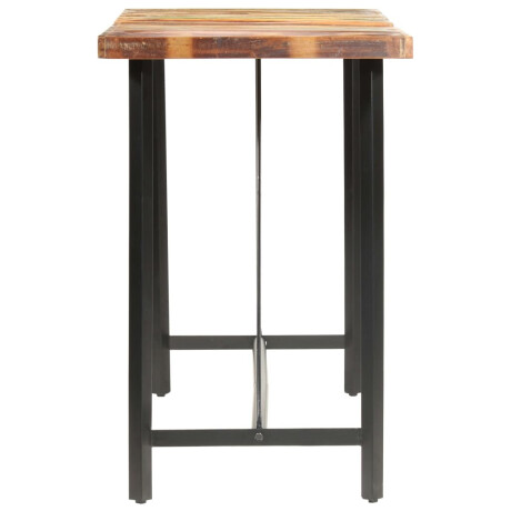 vidaXL Bartafel 180x70x107 cm massief gerecycled hout afbeelding3 - 1