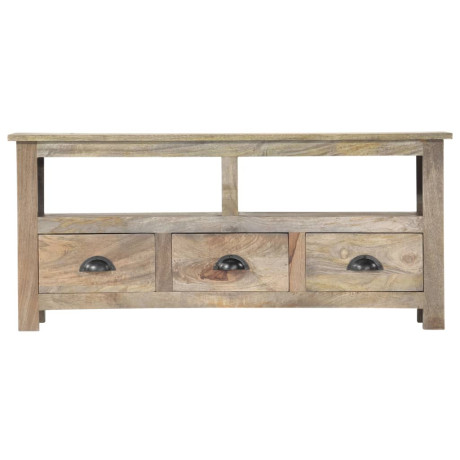 vidaXL Tv-meubel 110x30x50 cm massief mangohout afbeelding3 - 1