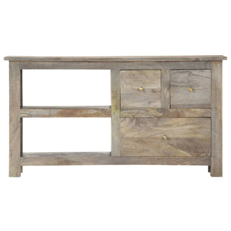 vidaXL Tv-meubel 100x30x55 cm massief mangohout afbeelding3 - 1