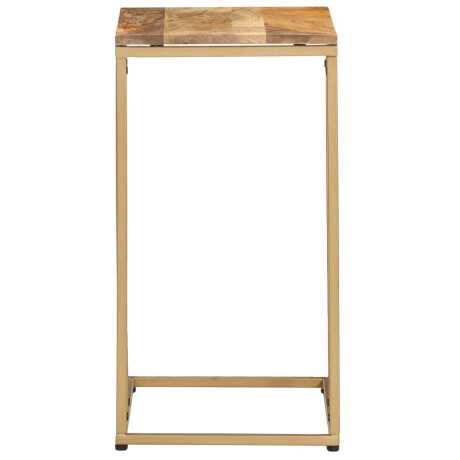 vidaXL Bijzettafel 35x45x65 cm massief mangohout afbeelding3 - 1