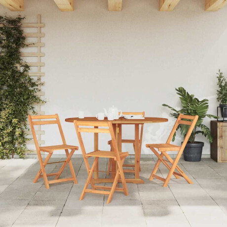 vidaXL Tuintafel inklapbaar 120x70x75 cm massief teakhout afbeelding3 - 1