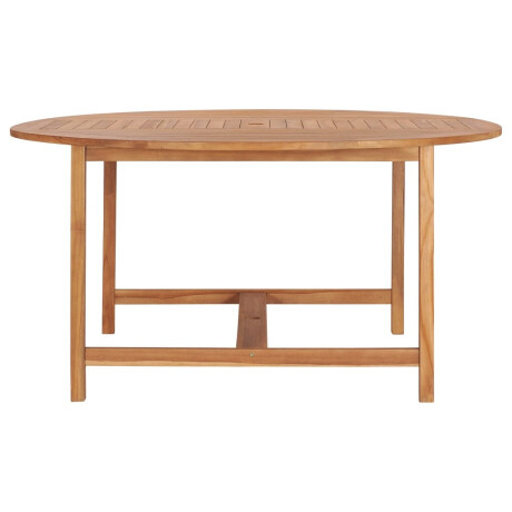 vidaXL Tuintafel 150x76 cm massief teakhout afbeelding3 - 1