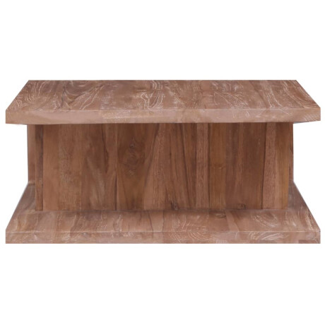 vidaXL Salontafel 70x70x30 cm massief teakhout afbeelding3 - 1