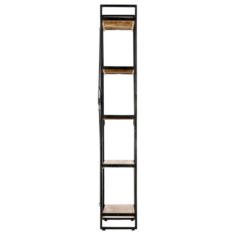 vidaXL Boekenkast met 5 schappen 60x30x180 cm massief mangohout afbeelding3 - 1