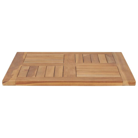 vidaXL Tafelblad 60x60x2,5 cm massief teakhout afbeelding3 - 1