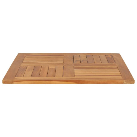 vidaXL Tafelblad vierkant 80x80x2,5 cm massief teakhout afbeelding3 - 1