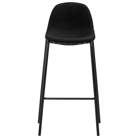 vidaXL Barstoelen 6 st stof zwart afbeelding3 - 1