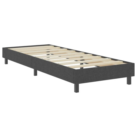 vidaXL Boxspringframe stof grijs 90x200 cm afbeelding3 - 1