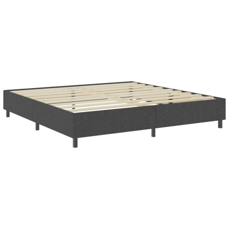 vidaXL Boxspringframe stof grijs 200x200 cm afbeelding3 - 1