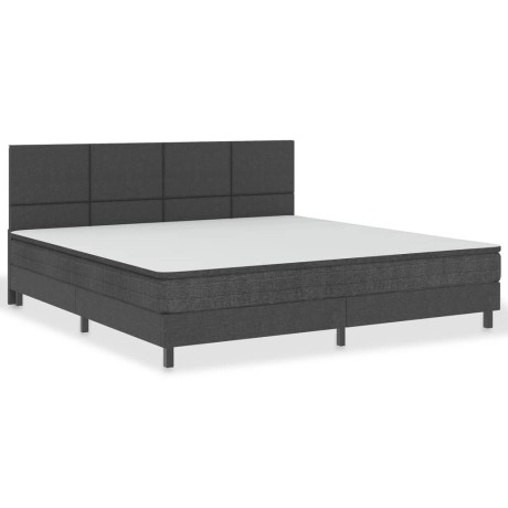 vidaXL Hoofdbord 200x200 cm stof donkergrijs afbeelding3 - 1