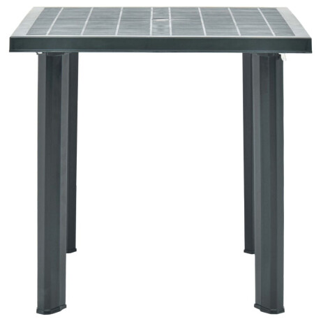 vidaXL Tuintafel 80x75x72 cm kunststof groen afbeelding3 - 1