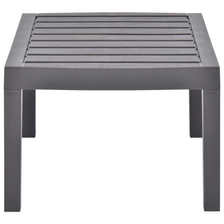 vidaXL Tuintafel 78x55x38 cm kunststof mokkakleurig afbeelding3 - 1