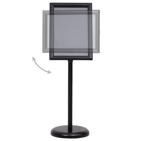 vidaXL Posterstandaard A3 aluminiumlegering zwart afbeelding3 - 1