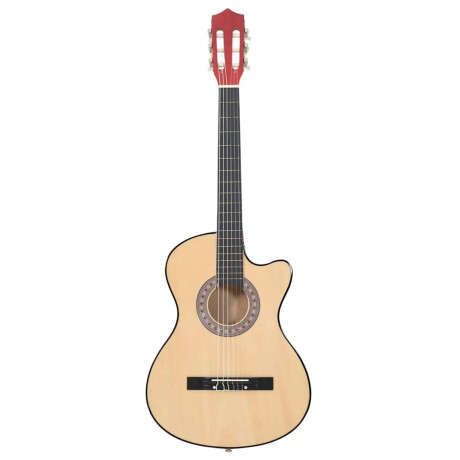 vidaXL Gitaar cutaway met 6 snaren western akoestisch 38" lindenhout afbeelding3 - 1