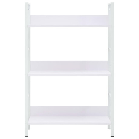 vidaXL Boekenkast met 3 schappen 60x27,6x90,5 cm bewerkt hout wit afbeelding3 - 1
