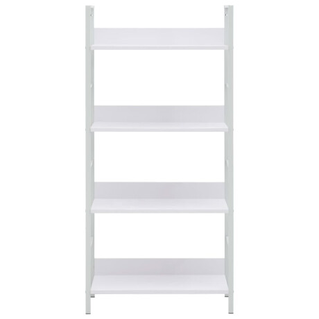 vidaXL Boekenkast met 4 schappen 60x27,6x124,5 cm bewerkt hout wit afbeelding3 - 1