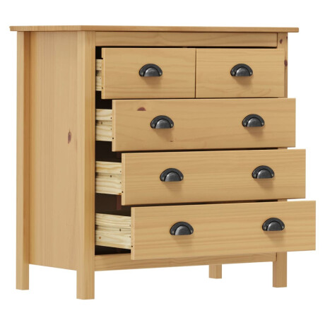 vidaXL Dressoir Hill 79x40x80 cm massief grenenhout afbeelding3 - 1