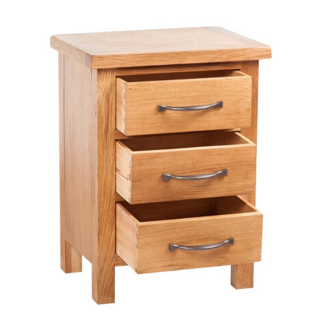 vidaXL Nachtkastjes 2 st 40x30x54 cm massief eikenhout afbeelding3 - 1