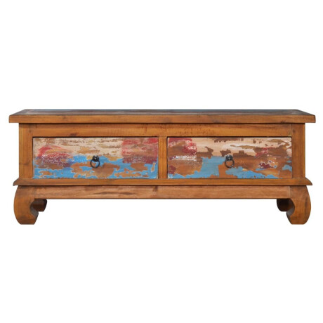 vidaXL Tv-meubel 110x35x40 cm gerecycled teakhout afbeelding3 - 1