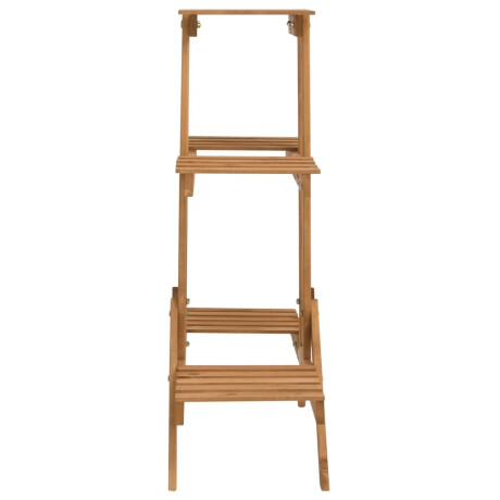vidaXL Plantenstandaard 83x25x83 cm vurenhout afbeelding3 - 1