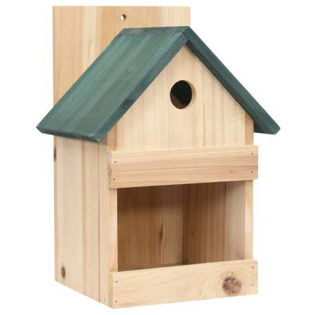 vidaXL Vogelhuisjes 4 st 23x19x33 cm vurenhout afbeelding3 - 1