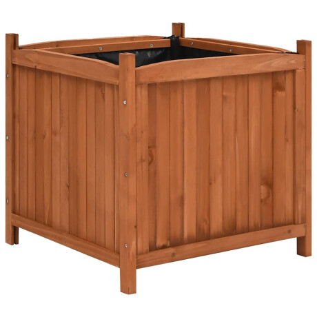 vidaXL Plantenbakken verhoogd 2 st 50x50x50 cm vurenhout afbeelding3 - 1