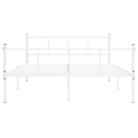 vidaXL Bedframe metaal wit 120x200 cm afbeelding3 - 1