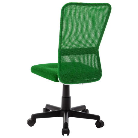 vidaXL Kantoorstoel 44x52x100 cm mesh stof groen afbeelding3 - 1