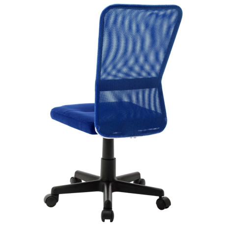 vidaXL Kantoorstoel 44x52x100 cm mesh stof blauw afbeelding3 - 1