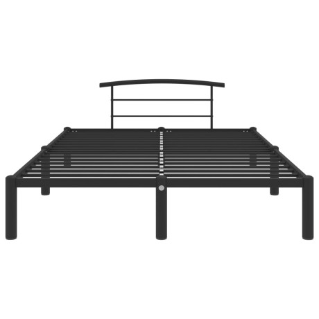 vidaXL Bedframe metaal zwart 120x200 cm afbeelding3 - 1