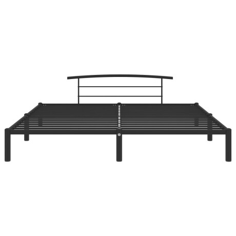 vidaXL Bedframe metaal zwart 180x200 cm afbeelding3 - 1