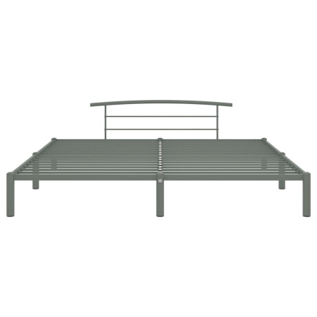 vidaXL Bedframe metaal grijs 180x200 cm afbeelding3 - 1