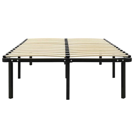 vidaXL Bedframe metaal zwart 160x200 cm afbeelding3 - 1