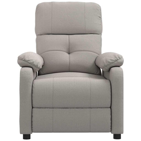 vidaXL Fauteuil verstelbaar stof taupe afbeelding3 - 1
