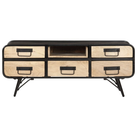 vidaXL Salontafel 100x50x40 cm massief mangohout afbeelding3 - 1