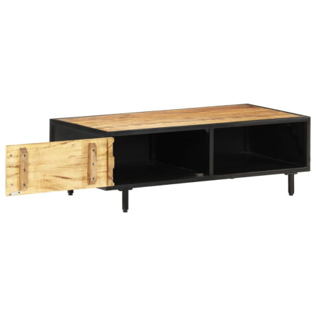 vidaXL Salontafel 105x50x35 cm ruw mangohout afbeelding3 - 1