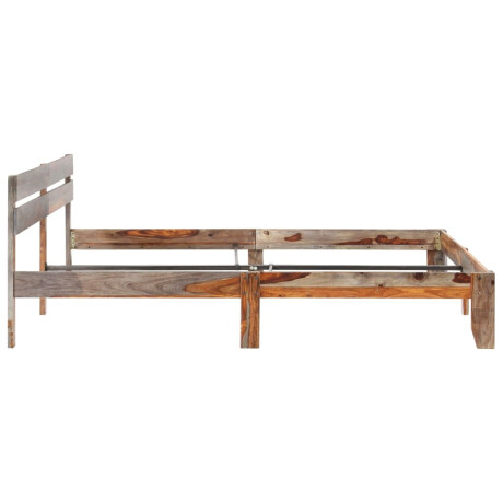 vidaXL Bedframe zonder matras massief hout 200x200 cm afbeelding3 - 1