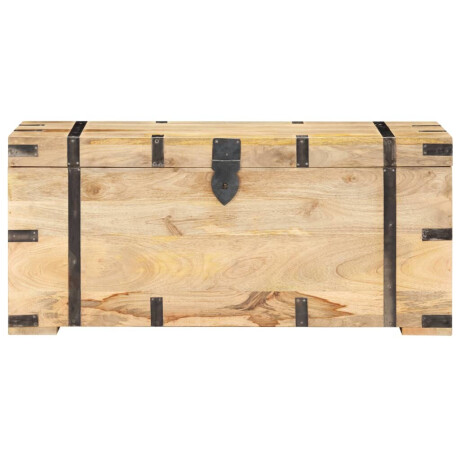 vidaXL Opbergkist 90x40x40 cm massief mangohout afbeelding3 - 1