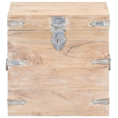 vidaXL Opbergkist 40x40x40 cm massief acaciahout afbeelding3 - 1