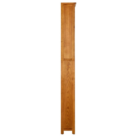 vidaXL Boekenkast met 7 schappen 90x22,5x200 cm massief eikenhout afbeelding3 - 1