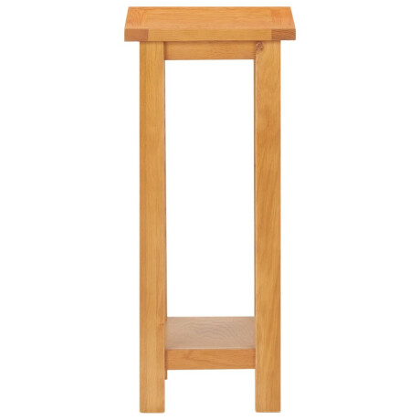 vidaXL Bijzettafel 27x24x55 cm massief eikenhout afbeelding3 - 1