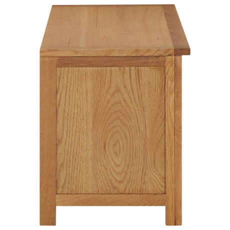 vidaXL Schoenenrek 90x37x45 cm massief eikenhout afbeelding3 - 1