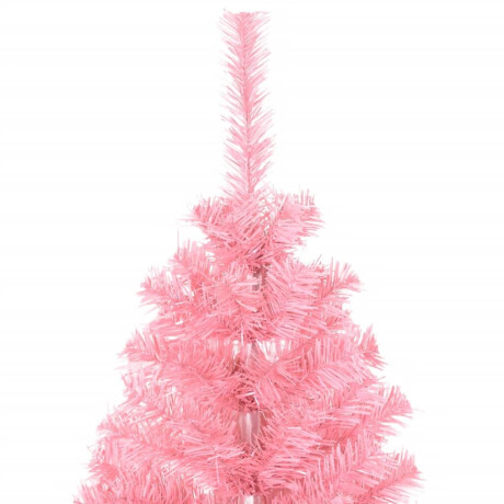vidaXL Kunstkerstboom met standaard 150 cm PVC roze afbeelding3 - 1
