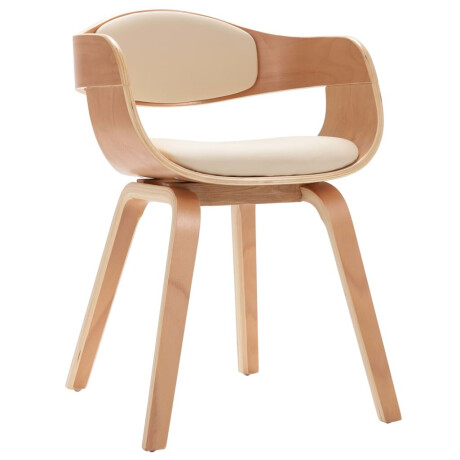 vidaXL Eetkamerstoelen 6 st gebogen hout en kunstleer afbeelding3 - 1